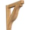 Ekena Millwork Funston Craftsman Rough Sawn Outlooker, Western Red Cedar, 6"W x 32"D x 32"H OUT06X32X32FST04RWR - alternate 1